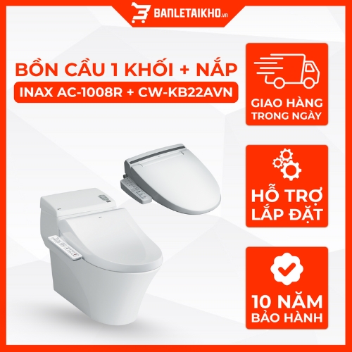 Bồn Cầu Thông Minh INAX AC-1008R+CW-KB22AVN 1 Bồn Cầu Thông Minh INAX AC-1008R+CW-KB22AVN