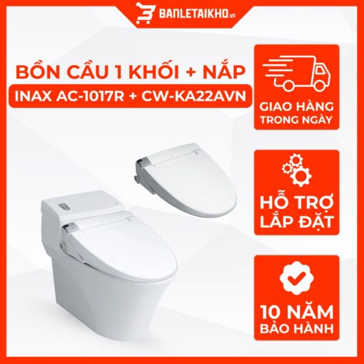 Bồn Cầu Thông Minh INAX AC-1017R+CW-KA22AVN