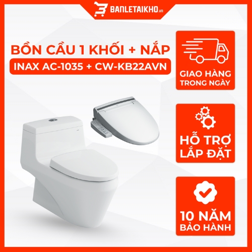 Bồn Cầu Thông Minh INAX AC-1035+CW-KB22AVN 1 bon-cau-thong-Minh-INAX-AC-1035-CW-KB22AVN