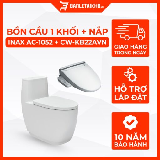 Bồn Cầu Thông Minh INAX AC-1052+CW-KB22AVN