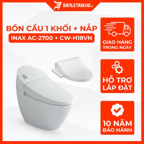 Bồn Cầu Thông Minh INAX AC-2700+CW-H18VN 1 Bồn Cầu Thông Minh INAX AC-2700+CW-H18VN