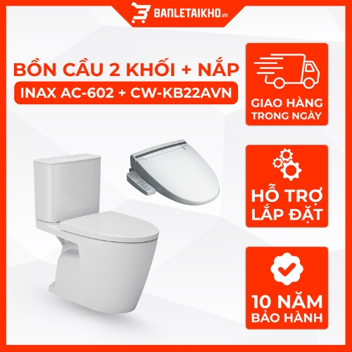 Bồn Cầu Thông Minh INAX AC-602+CW-KB22AVN 14 Bồn Cầu Thông Minh INAX AC-602+CW-KB22AVN