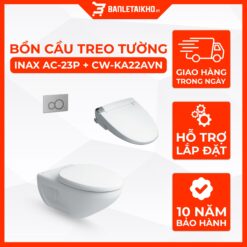 Bồn Cầu Treo Tường Nắp Điện Tử INAX AC-23P+CW-KA22AVN