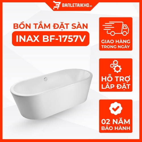 Bồn Tắm INAX BF-1757V (BF1757V) Đặt Sàn Lập Thể 1.75M 15 Bồn Tắm INAX BF-1757V (BF1757V) Đặt Sàn Lập Thể 1.75M