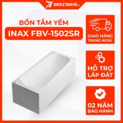 Bồn Tắm INAX FBV-1502SR (FBV1502SR) Chân Yếm Phải Dài 1.5M