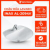 Chậu Rửa Lavabo INAX AL-2094V (AL2094V) Âm Bàn Aqua Ceramic