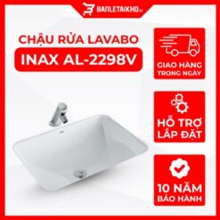 Chậu Rửa Lavabo INAX AL-2298V Âm Bàn Aqua Ceramic