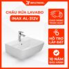 Chậu Rửa Lavabo INAX AL-312V (AL312V) Treo Tường Aqua Ceramic 530x435mm