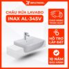 Chậu Rửa Lavabo INAX AL-345V (AL345V) Aqua Ceramic Bán Âm Bàn