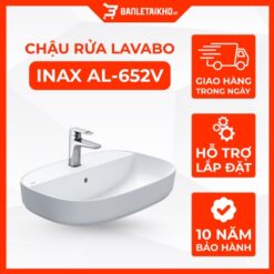 Chậu Rửa Lavabo INAX AL-652V (AL652V) Aqua Ceramic Đặt Bàn