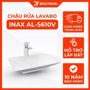 Chậu Rửa Lavabo INAX AL-S610V (ALS610V) Aqua Ceramic Đặt Bàn 24 Chậu Rửa Lavabo INAX AL-S610V (ALS610V) Aqua Ceramic Đặt Bàn
