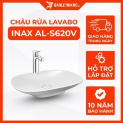 Chậu Rửa Lavabo INAX AL-S620V (ALS620V) Aqua Ceramic Đặt Bàn