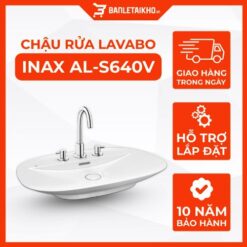 Chậu Rửa Lavabo INAX AL-S640V (ALS640V) Aqua Ceramic Đặt Bàn