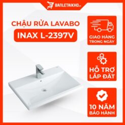 Chậu Rửa Lavabo INAX L-2397V (L2397V) Dương Vành