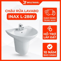 Chậu Rửa Lavabo INAX L-288V Treo Tường 570x452mm