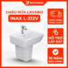 Chậu Rửa Lavabo INAX L-312V (L312V) Treo Tường 10 Chậu Rửa Lavabo INAX L-312V (L312V) Treo Tường