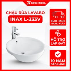 Chậu Rửa Lavabo INAX L-333V (L333V) Bán Âm Bàn