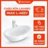 Chậu Rửa Lavabo INAX L-465V (L465V) Đặt Bàn 10 Chậu Rửa Lavabo INAX L-465V (L465V) Đặt Bàn