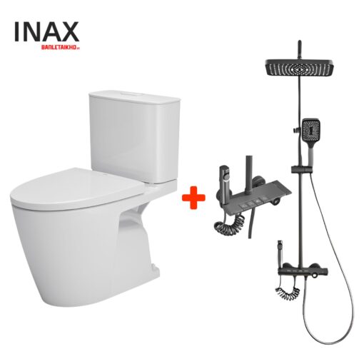 Combo Thiết Bị Vệ Sinh INAX Bồn Cầu AC-602VN Và Sen Cây SN175