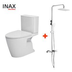 Combo Thiết Bị Vệ Sinh INAX Bồn Cầu AC-602VN Và Sen Cây SN30