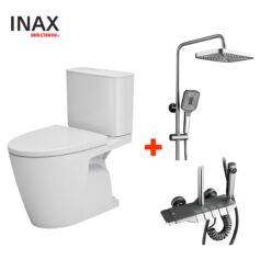 Combo Thiết Bị Vệ Sinh INAX Bồn Cầu AC-602VN Và Sen Cây SN64