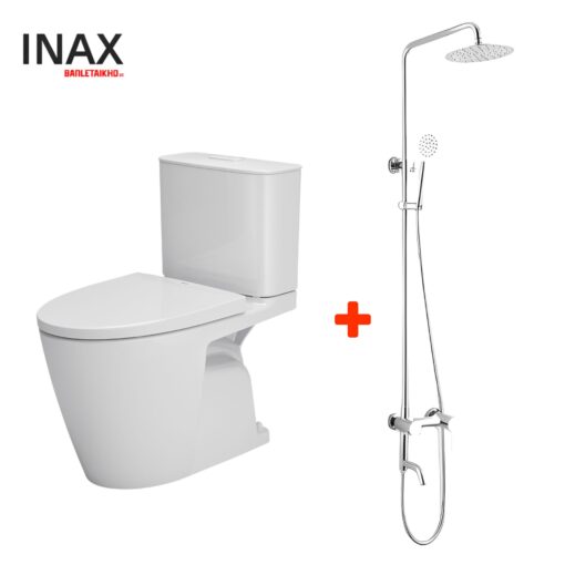 Combo Thiết Bị Vệ Sinh INAX Bồn Cầu AC-602VN Và Sen Cây SN78