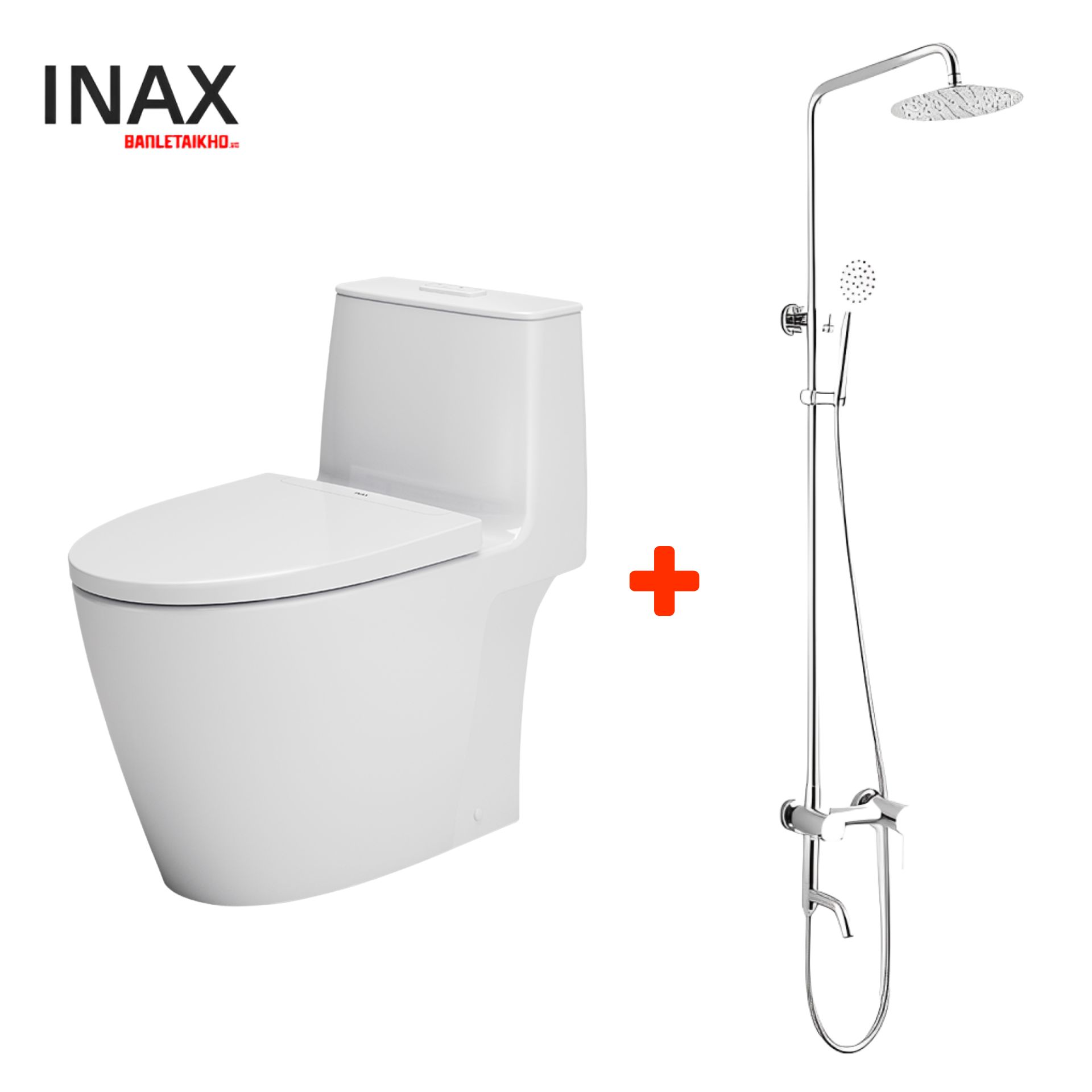 Combo Thiết Bị Vệ Sinh INAX Bồn Cầu AC-902VN Và Sen Cây SN78 2 Combo Thiết Bị Vệ Sinh INAX Bồn Cầu AC-902VN Và Sen Cây SN78