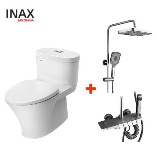 Combo Thiết Bị Vệ Sinh INAX Bồn Cầu AC-959VAN Và Sen Cây SN64