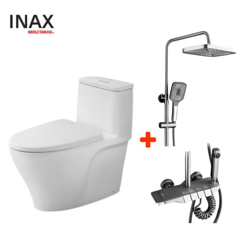 Combo Thiet Bi INAX Bon Cau AC 989VN Va Sen Cay SN64