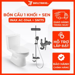 Combo Thiết Bị Vệ Sinh INAX Bồn Cầu AC-514VAN Và Sen Cây SN175