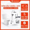 Combo Thiết Bị Vệ Sinh INAX Bồn Cầu AC-514VAN Và Sen Cây SN185 20 Combo Thiết Bị Vệ Sinh INAX Bồn Cầu AC-514VAN Và Sen Cây SN185