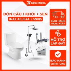 Combo Thiết Bị Vệ Sinh INAX Bồn Cầu AC-514VAN Và Sen Cây SN185
