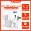 Combo Thiết Bị Vệ Sinh INAX Bồn Cầu AC-602VN Và Sen Cây SN175