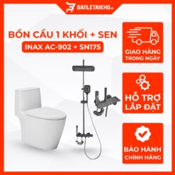 Combo Thiết Bị Vệ Sinh INAX Bồn Cầu AC-902VN Và Sen Cây SN175