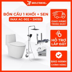 Combo Thiết Bị Vệ Sinh INAX Bồn Cầu AC-902VN Và Sen Cây SN185