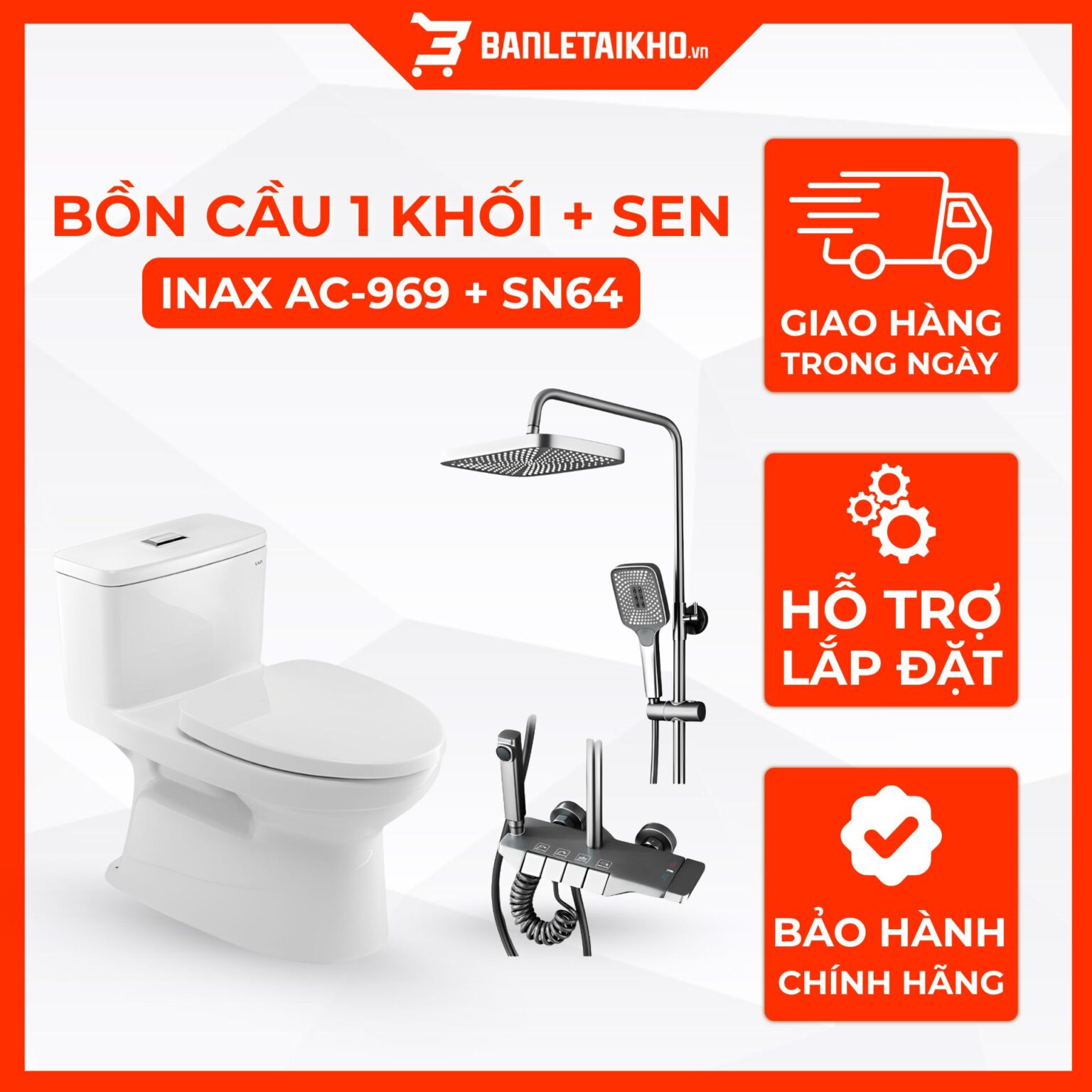 INAX Bán Lẻ Tại Kho: Cung Cấp Thiết Bị Vệ Sinh INAX Chính Hãng TP.HCM