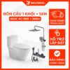 Combo Thiết Bị Vệ Sinh INAX Bồn Cầu AC-989VN Và Sen Cây SN64