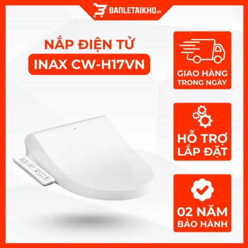 Nắp Bồn Cầu Điện Tử INAX CW-H17VN (CWH17VN) Shower Toilet 1 Nắp Bồn Cầu Điện Tử INAX CW-H17VN (CWH17VN) Shower Toilet