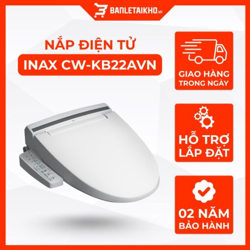 Nắp Bồn Cầu Điện Tử INAX CW-KB22AVN (CWKB22AVN) Shower Toilet 1 Nắp Bồn Cầu Điện Tử INAX CW-KB22AVN (CWKB22AVN) Shower Toilet
