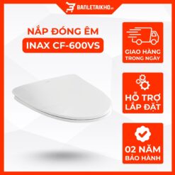 Nắp Bồn Cầu INAX CF-600VS (C-514VAN, AC-969VN-2, AC-959VAN-2) Rơi Êm Siêu Mỏng