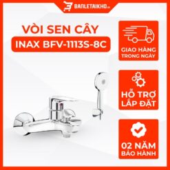 Vòi Sen Tắm INAX BFV-1113S-8C (BFV1113S8C) Nóng Lạnh Tay Sen Tăng Áp