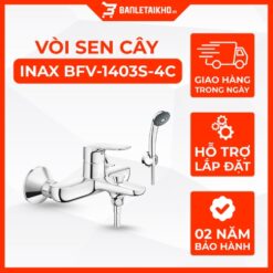 Vòi Sen Tắm INAX BFV-1403S-4C Nóng Lạnh Tay Sen Tăng Áp
