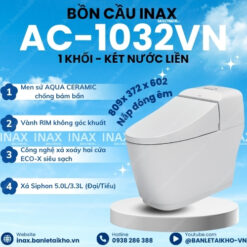Ảnh thumbnail bồn cầu INAX 1 khối AC-1032VN