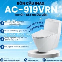 Ảnh thumbnail bồn cầu INAX 1 khối AC-919VRN