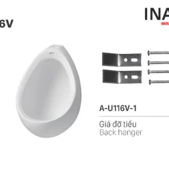 Bồn Tiểu Nam INAX U-116V (U116V) Treo Tường 10 Cấu tạo Bồn tiểu nam INAX U-116V treo tường