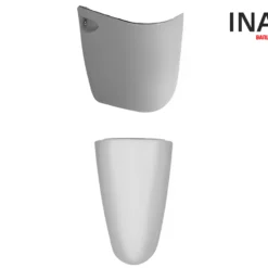 Chân Ngắn Lavabo INAX L-288VC (L288VC) Treo Tường (L-285V, L-288V, L-289V, AL-289V) 10 Chân chậu lửng INAX L-288VC (L288VC)