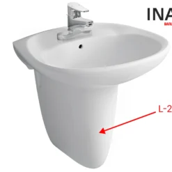 Chân Ngắn Lavabo INAX L-284VC (L284VC) Treo Tường