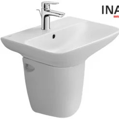Chậu Rửa Lavabo INAX L-289V (L289V) Treo Tường 500x400mm 9 Chậu Rửa Lavabo INAX L-289V Treo Tường
