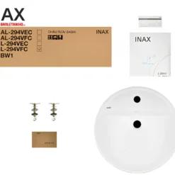 Chậu Rửa Lavabo INAX L-294V (L294V) Đặt Bàn 8 Chậu Rửa Lavabo INAX L-294V Để Bàn