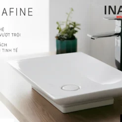 Chậu Rửa Lavabo INAX AL-S610V (ALS610V) Aqua Ceramic Đặt Bàn 11 Chậu rửa mặt đặt bàn INAX AL-S610V